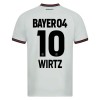 Camiseta de fútbol Bayer 04 Leverkusen Florian Wirtz 10 Segunda Equipación 23-24 - Hombre